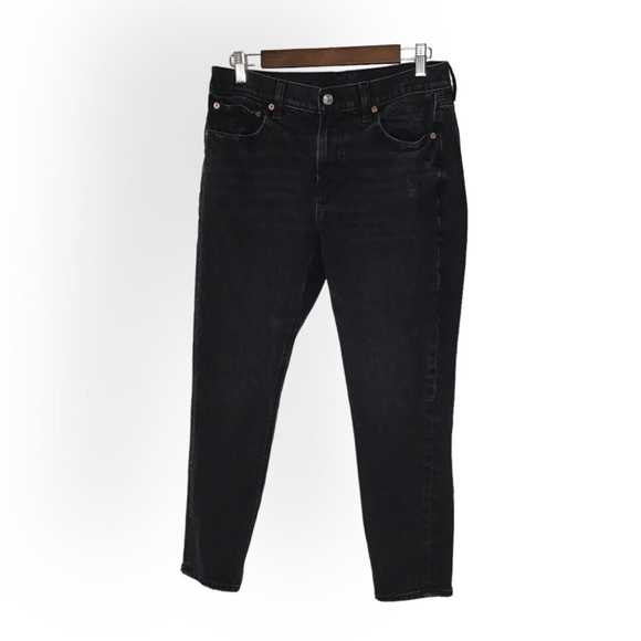 American Eagle 90’s Skinny Jeans in Black Size 8 X-Short. - Picture 1 of 10